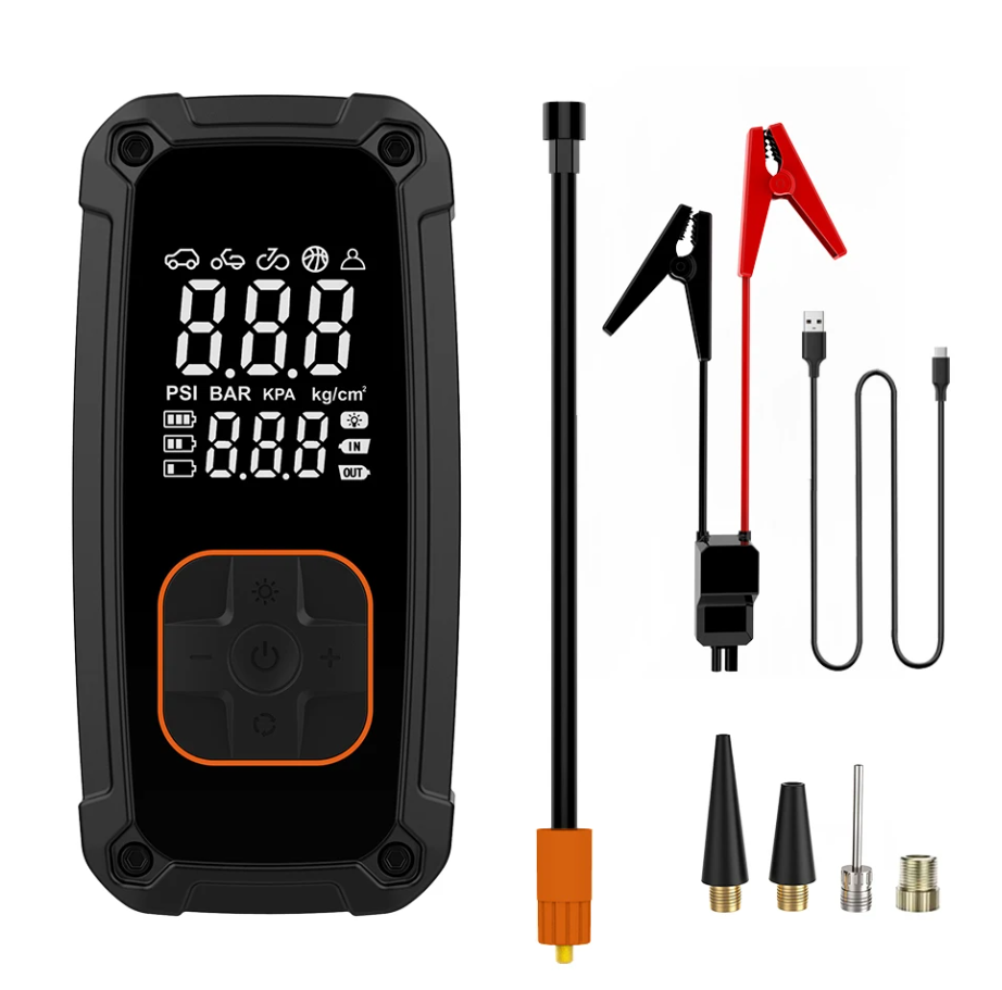 Portable Tyre Inflator & Jump Starter Multi-Tool