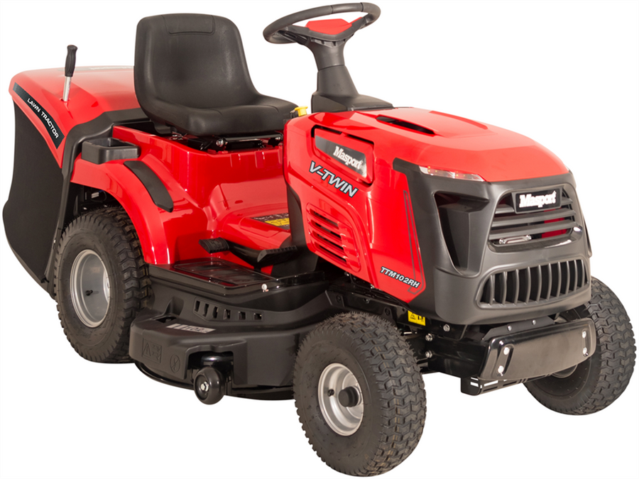 Masport TTM102 Rideon mower with catcher