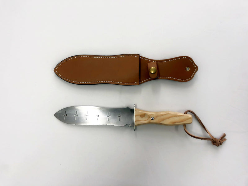 Digging Knife with Leather Sheath