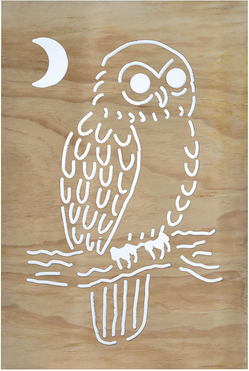 Garden Art - Morepork