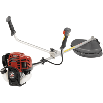 The UMK450 Bull Handle Brushcutter is going to get the toughest job done. The 4 stroke, GX50 engine is more than powerful enough to deal to large brush, gorse trunks, bamboo with ease. 